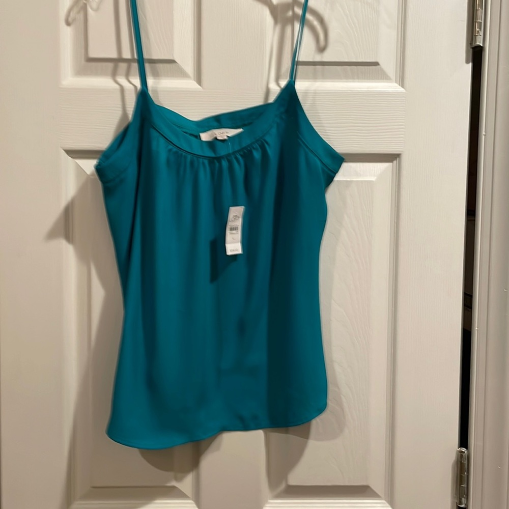 Loft NWT spaghetti strap shell blouse size large